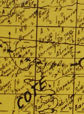 Cummins Map Company  Map 147	Togo, Kamsack, Canora, Runnymede, Calder, Veregin, Stornoway, Wroxton, Mulock, 	T 28 29 30 R 30 31 32 33 W1 ,Sask, Sk,Historical Maps, Township, Ranges, homestead maps, Can maps, Canadian maps, atlas, gazetteer