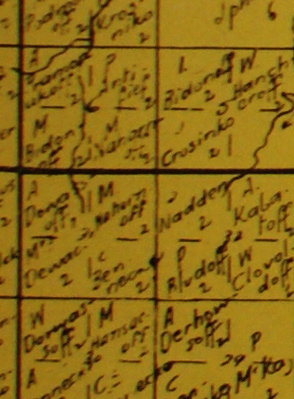 Cummins Map Company  Map 147	Togo, Kamsack, Canora, Runnymede, Calder, Veregin, Stornoway, Wroxton, Mulock, 	T 28 29 30 R 30 31 32 33 W1 ,Sask, Sk,Historical Maps, Township, Ranges, homestead maps, Can maps, Canadian maps, atlas, gazetteer