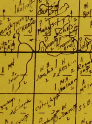 Cummins Map Company  Map 147	Togo, Kamsack, Canora, Runnymede, Calder, Veregin, Stornoway, Wroxton, Mulock, 	T 28 29 30 R 30 31 32 33 W1 ,Sask, Sk,Historical Maps, Township, Ranges, homestead maps, Can maps, Canadian maps, atlas, gazetteer