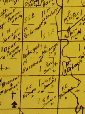 Cummins Map Company  Map 147	Togo, Kamsack, Canora, Runnymede, Calder, Veregin, Stornoway, Wroxton, Mulock, 	T 28 29 30 R 30 31 32 33 W1 ,Sask, Sk,Historical Maps, Township, Ranges, homestead maps, Can maps, Canadian maps, atlas, gazetteer