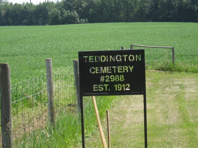 Saskatchewan Cemeteries Project - Teddington Cemetery - Gronlid ...