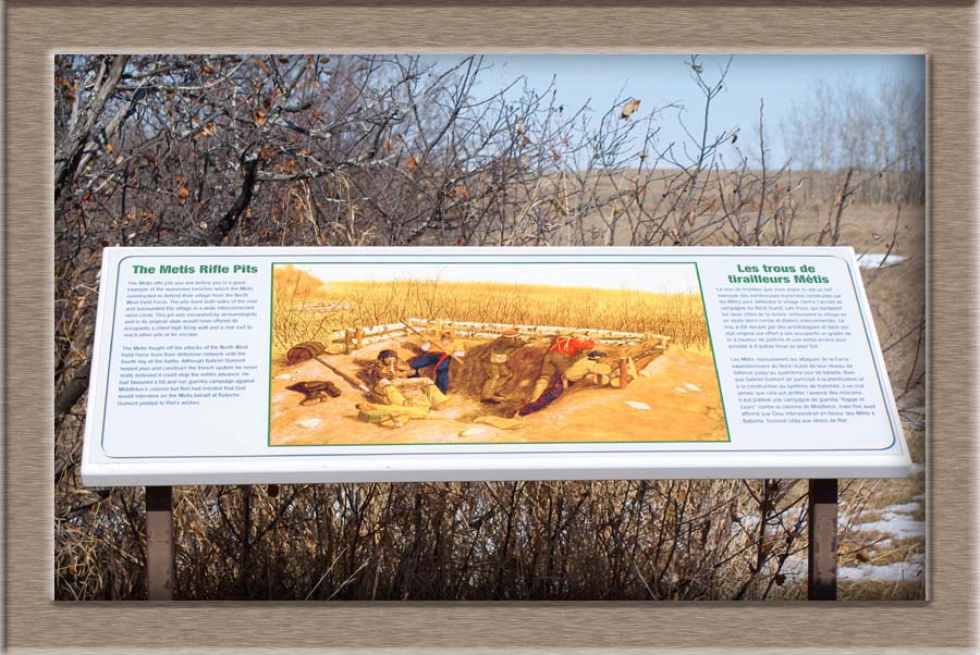 Batoche-MetisriflePits