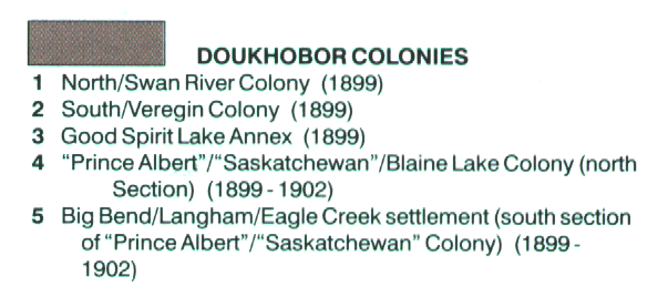 doukhobor Index - Ethnic Bloc Settlements 1850s-1990s