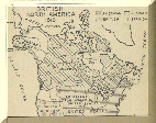 British North America 1818 map