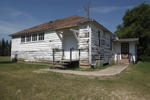 AMSTERDAM 	School District # 5255, 	Canora, Amsterdam NE 14 township 32 range 4 West of the second meridian, 1916-1968, N 51 44' 57.0'', w 102 27' 35.1''