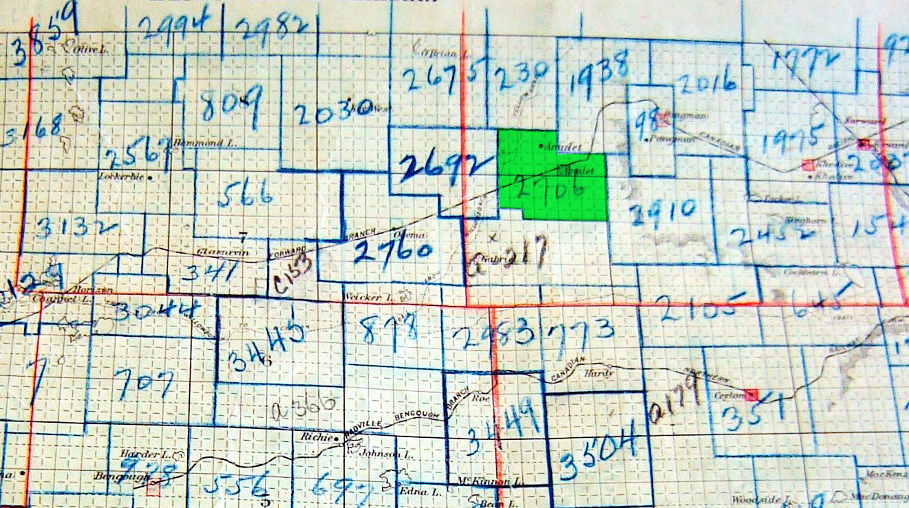  Amulet Village, South west 2 Township 8 Range 21 West of the 2 Meridian, Amulet School District 2706, 1910-1961, Kabeyum, Section 10 Township 8 Range 21 West of the 2 Meridian