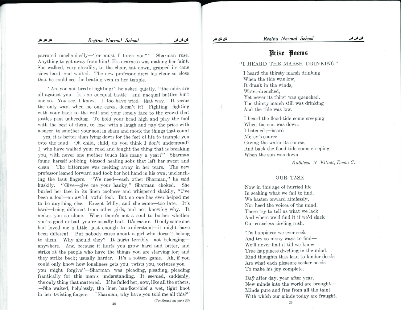 Regina Normal School Yearbook.  The Aurora.  1926