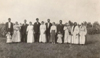 Family photograph, parents, and students circa 1914-1921province of Saskatchewan, Canada  