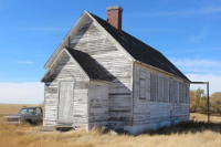 
Battrum School District 3075</h2><BR>1914-1959, T 18 R 18 W3, 
on Main Street Battrum, Sk