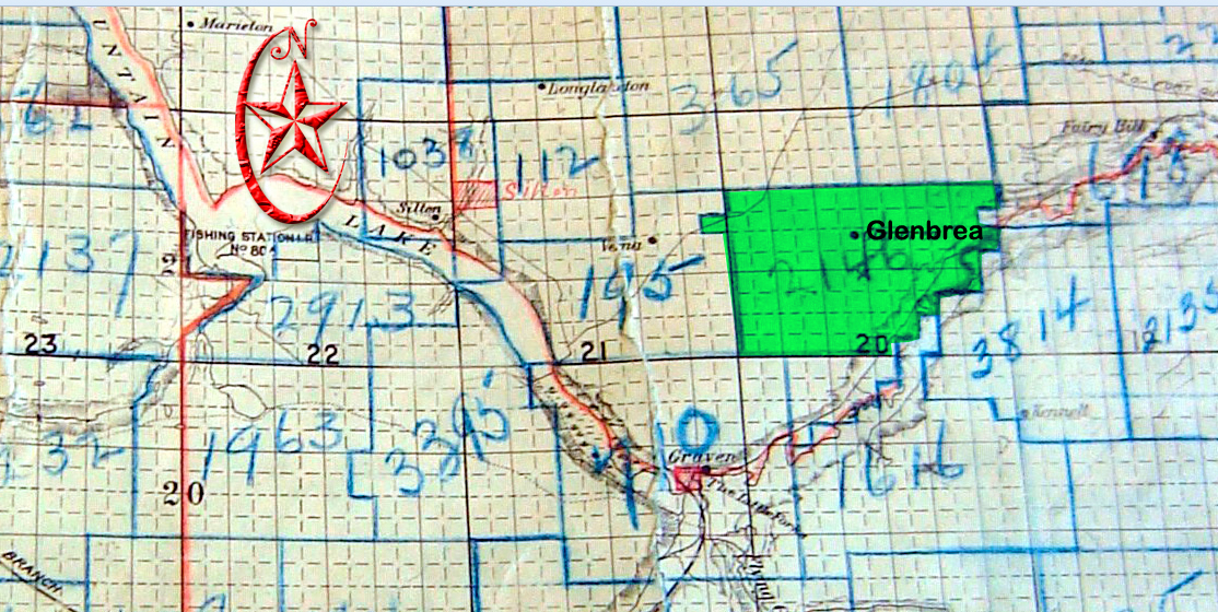 Burnside School No. 2146, Northeast 1/4 section of 9 township 21 range 20 West of the 2nd Meridian, 1908-1959, Glenbrea, northeast of Craven, Valley Mound