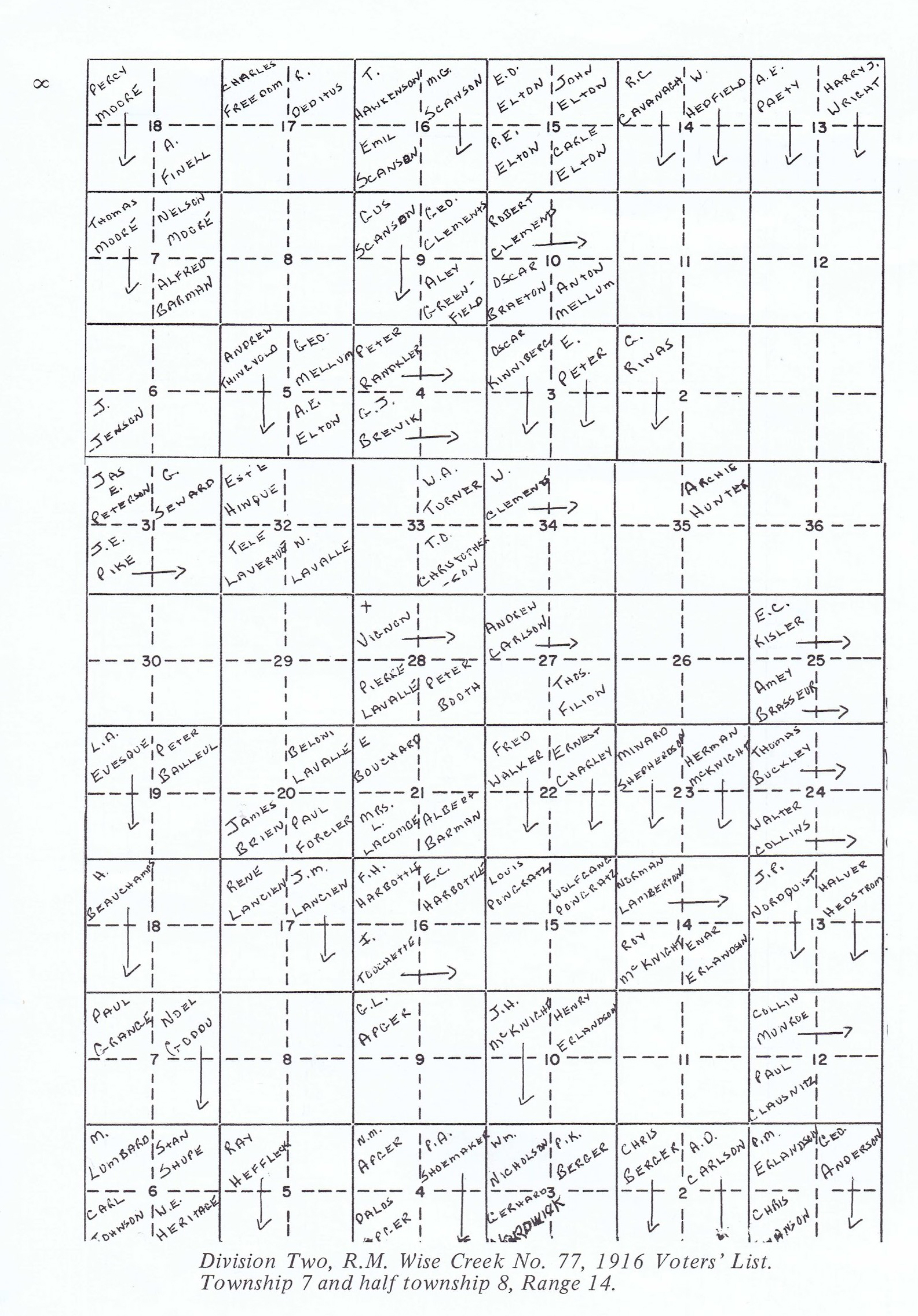 History of Cadillac and Surrounding District, The Good Old Days, Prepared by Alta Legros and Marlene Davidson for Homecoming '71, Elmwood, Fairy Lake, Boule Creek, Priory, Wheatville, Crichton, Bedford, Orwell, Highway, Gouverneur, McKnight, Pinto Head, Driscol Lake, Frenchville, Lac Pelletier, Notre Dame, Cadillac,  Saskatchewan, Canada   