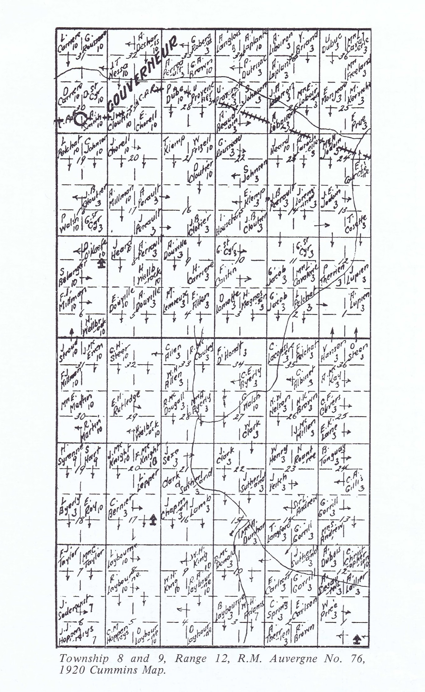 History of Cadillac and Surrounding District, The Good Old Days, Prepared by Alta Legros and Marlene Davidson for Homecoming '71, Elmwood, Fairy Lake, Boule Creek, Priory, Wheatville, Crichton, Bedford, Orwell, Highway, Gouverneur, McKnight, Pinto Head, Driscol Lake, Frenchville, Lac Pelletier, Notre Dame, Cadillac,  Saskatchewan, Canada   