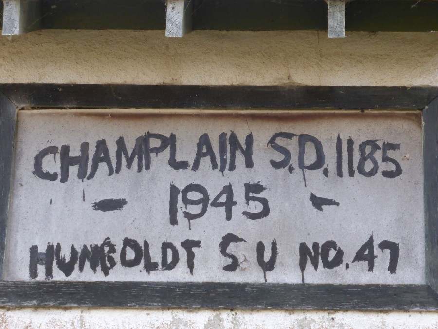 Champlain School SD #1185, NW11-39-19w2m, 1912-1963