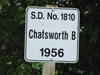 Chatsworth School District 181
near Saltcoats, Saskatchewan
1907-1966
Location 51 03'4'' N 102 00' 22''W
Southeast section 25 township 24 range 1 west of the second meridian 