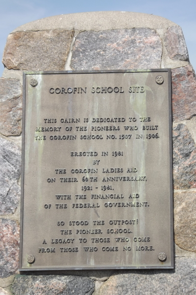 %Corofin SD # 1507, Corofin School District no 1507 southeast section 4 township 34 range 4 west of the 2 meridian, 1906-1955, Lat: 	  	N Lon: 	  	W dddmm'ss.s