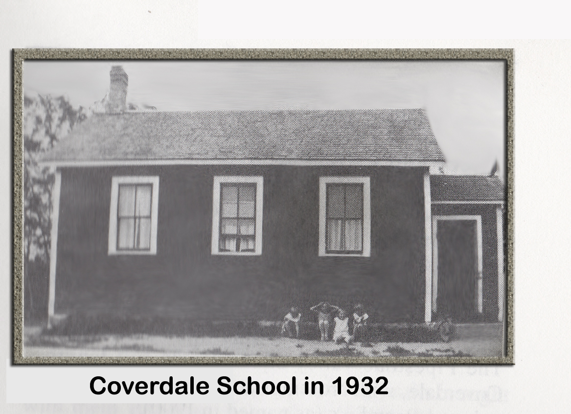 Coverdale School District 493, Northwest section 13 township 13 range 32 west of the first meridian, 1899-1961, near Moosomin