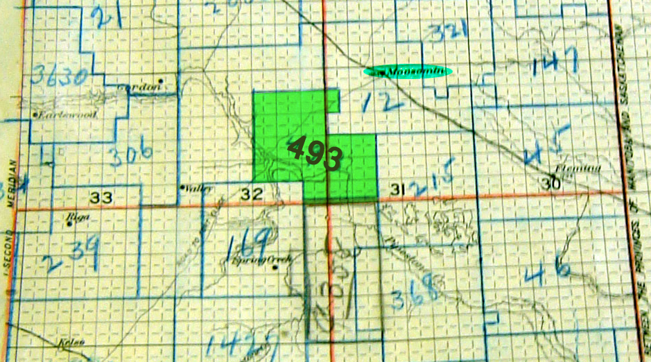 School district map location of Coverdale SD 493