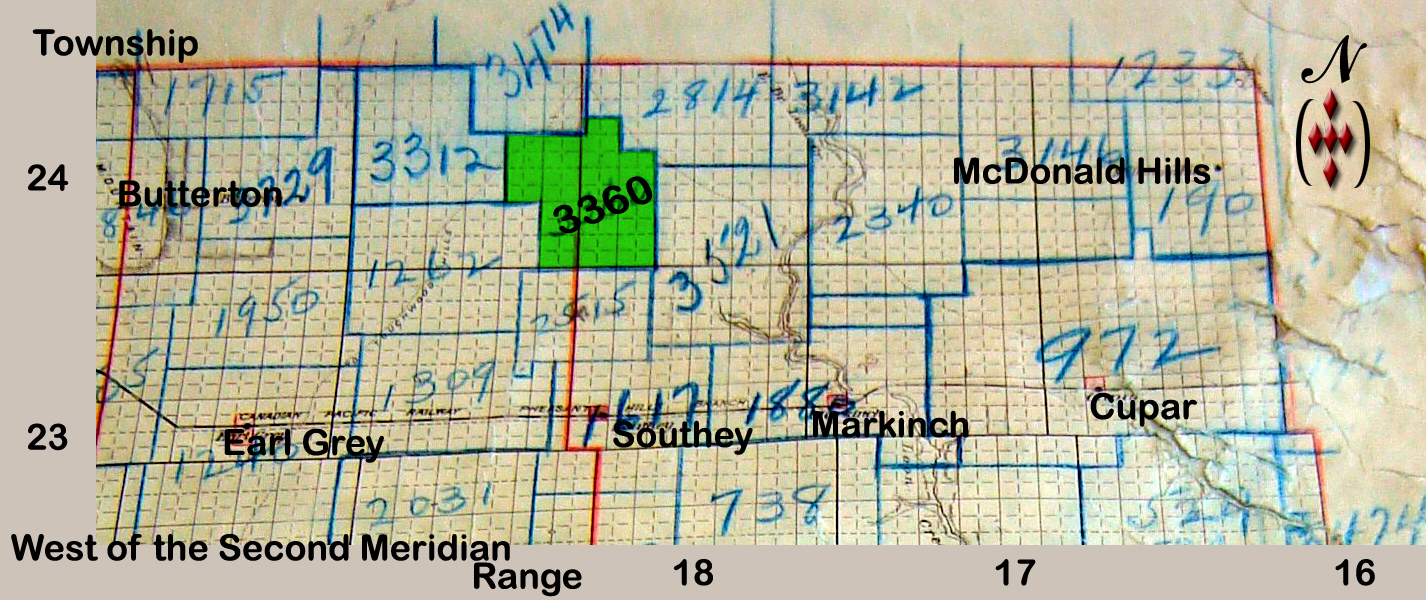 Coynach School District 3360, 1915-1952, southeast 13 township 24 range 19 west of the 2 meridian, near Southey, Saskatchewan    - Saskatchewan Gen Web