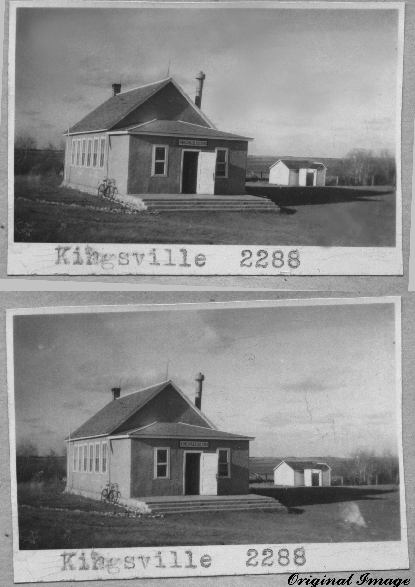 Kingsville school district 2288, 1909-1952, southwest section 18 township 22 range 18 west of the second meridian, near Southey South east section 7 township 23 range 18 west of the 2 meridian, provincial highway 6,    - Saskatchewan Gen Web