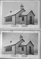 Bimbo School District 3288, one room school house picture