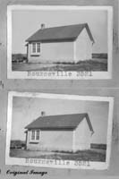 Bourneville School District 3521, one room school house picture