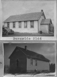 Burnside School District 2146, one room school house picture