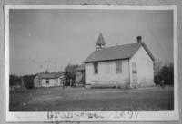 GRANATIER 1497 1907 1959 NW 12 Township 26 Range 15 W of the 2 nd Meridian near Leross / Lestock 1948 Building 1950. Building sold to United Church Eskdale. GRANATIER School District 1497 National Heritage Site Granatier School District 1497  Granatier School District 1497