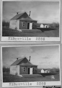 KINGSVILLE 2288 1909 Class 1910 c1952 Regina Sheet Map SW of SW 18 Township 22 Range 18 W of the 2 nd Meridian near Southey 1949 Before school was built HILBOKA (From 1908), then KONIGSBURY (From Dec. 1908) were the local names of the area.  