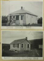 LOON CREEK 868 1903 Org. 1904 Classes. 1958 Regina Map   35 Township 21 Range 17 W of the 2 nd Meridian near Loon Creek   P.O. SW Section 18 Tsp 22 Rge 17 W2 The School house location given is for the second school located north of the original school site; second school built 1923