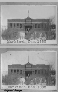 MARKINCH CON 1880     Regina Sheet Map     Township 23 Range 18 W of the 2 nd Meridian near Markinch 1949 P.O. SE Section 7 Tsp 23 Rge 17 W2  