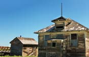 2010-07-16 SMALL Divide School House & Teacherage front view