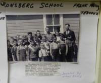 KRONSBERG SCHOOL DISTRICT 4922, one room school house picture