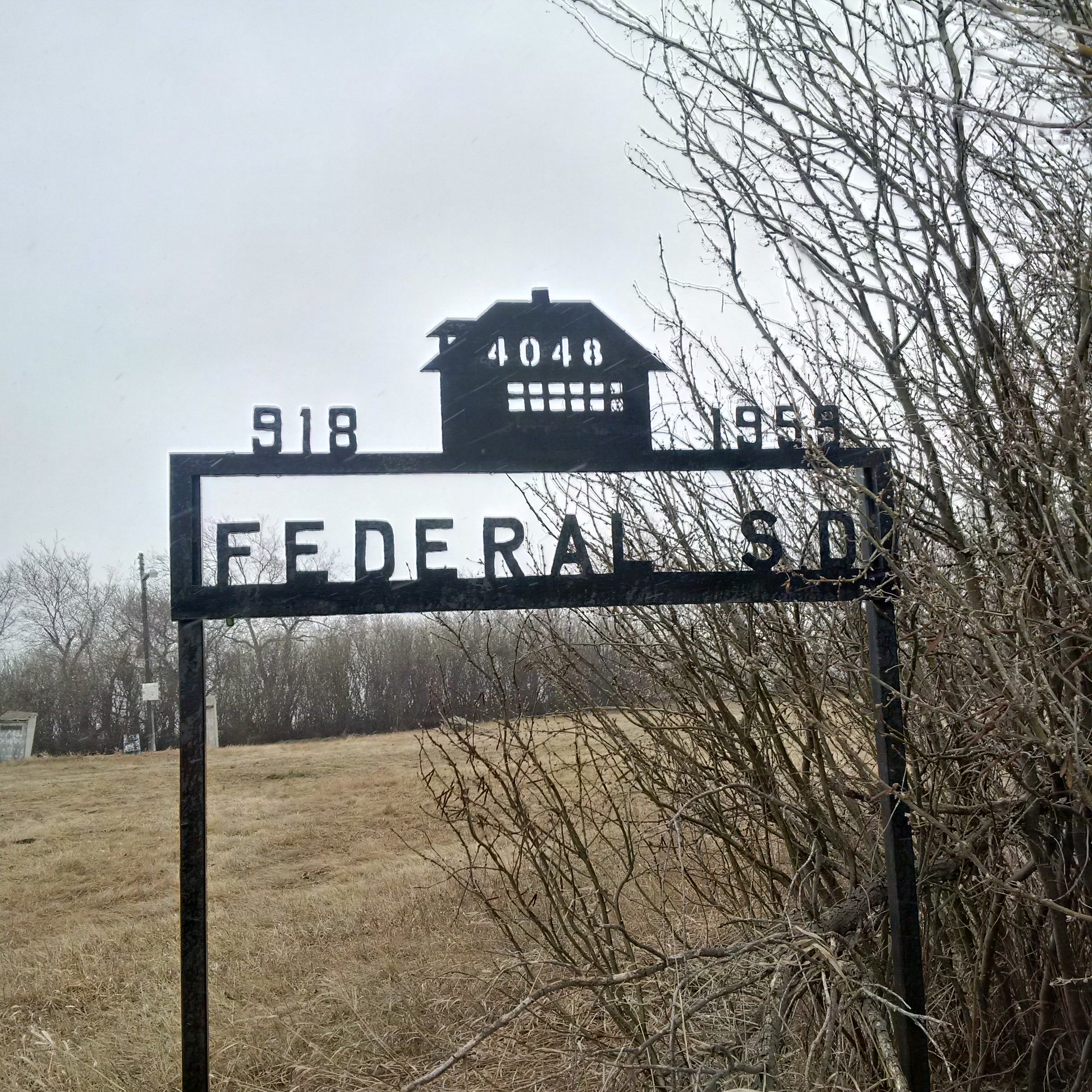 Federal School District  4048, 1918-1955, NE 13 46 20 W3, Bresaylor,   Saskatchewan,  