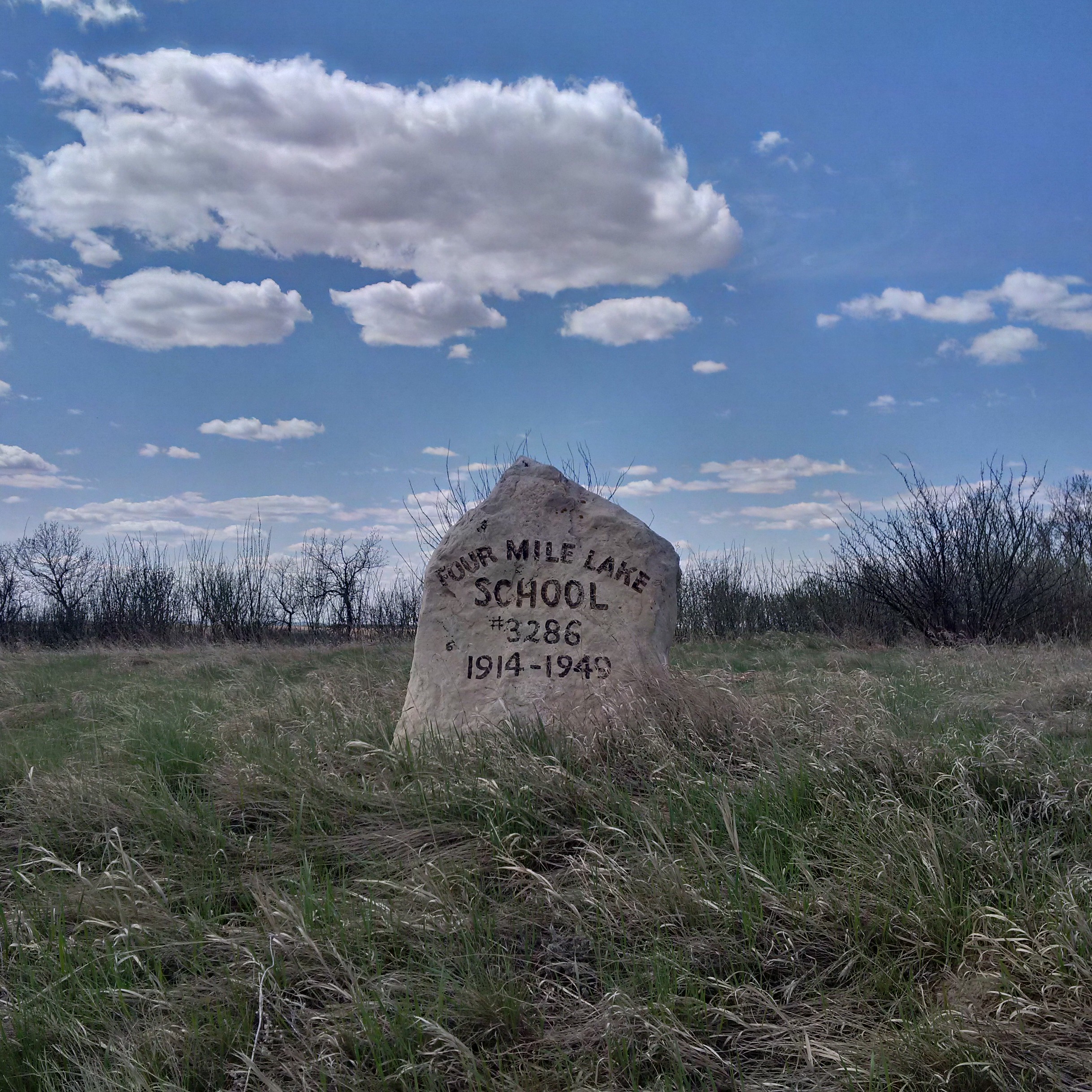  FOUR MILE LAKE SCHOOL DISTRICT 3286, 1914-1949, NE 16 35 19 W3, near Handel, Little Tramping Lake, Handel Chimes of Pioneer Times,  Saskatchewan,  