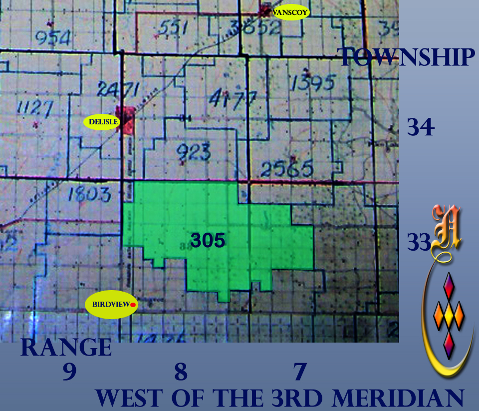 Frontenac school #305 was SW 27 - 33 - 8  West of 3rd, Rm of Montrose # 315