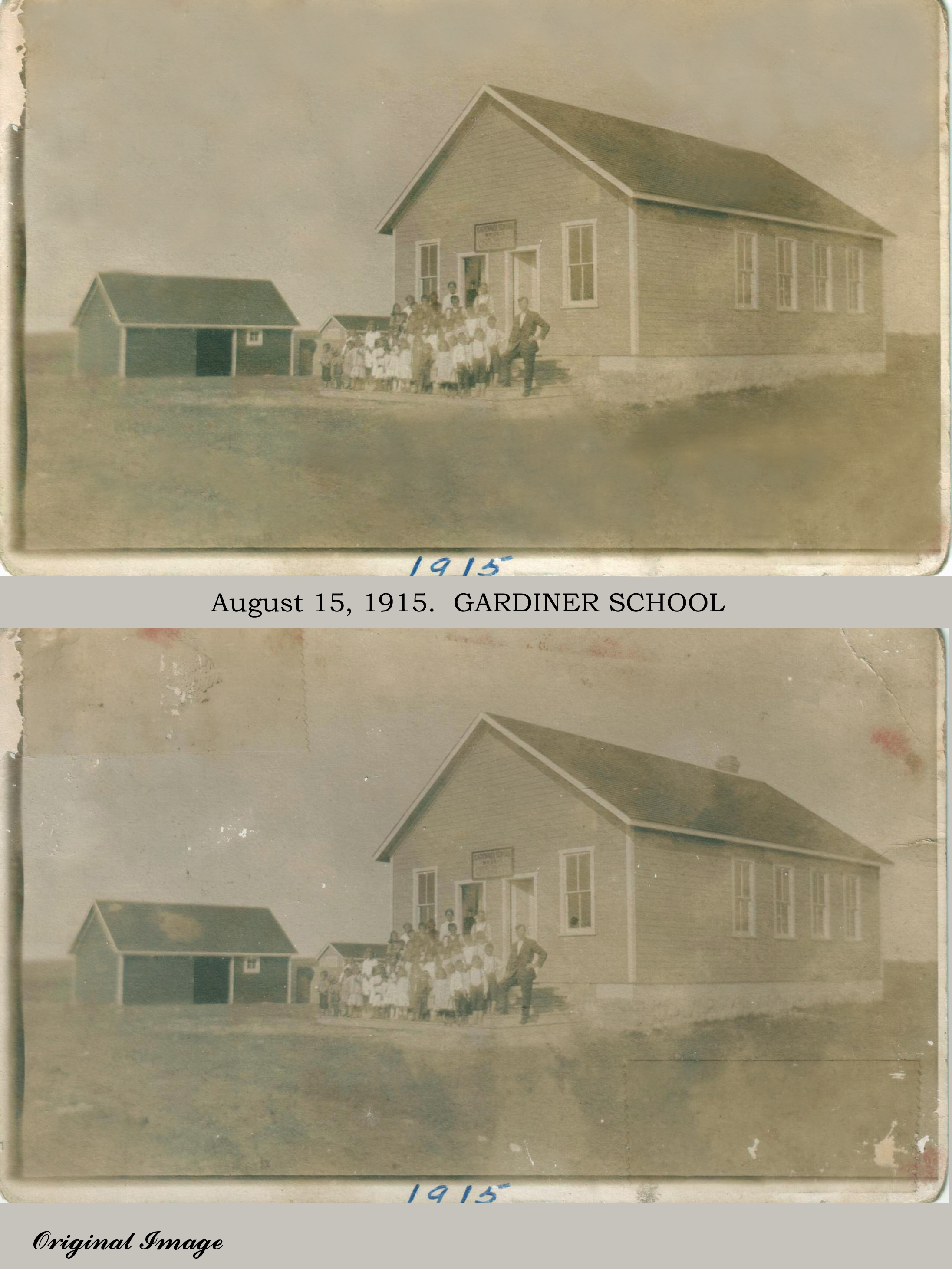 Gardiner School District 3428,		Southwest Quarter	Sec 4	Tsp 24 	Rge 16 	W of the 2 Meridian,	near Dysart, province of Saskatchewan, Canada, 1914-1960, 