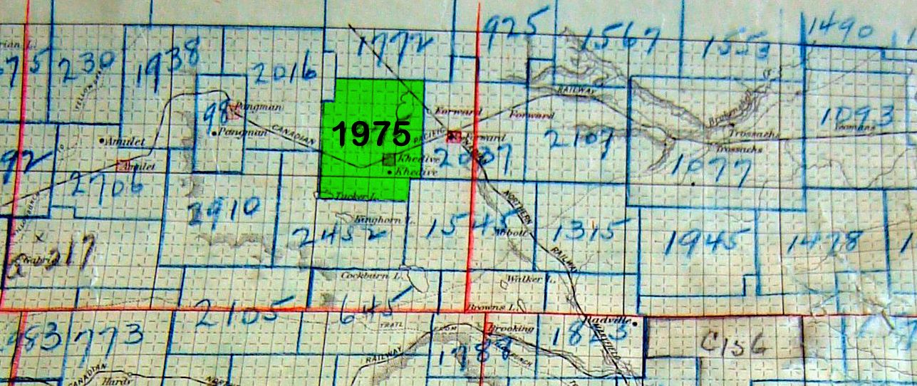 Khedive School District 1975, in town of Khedive, Northeast section 4 township 8 range 19 west of the second meridian was Royholm Southeast section 22 township 7 range 19 west of the second meridian,      - Saskatchewan Gen Web