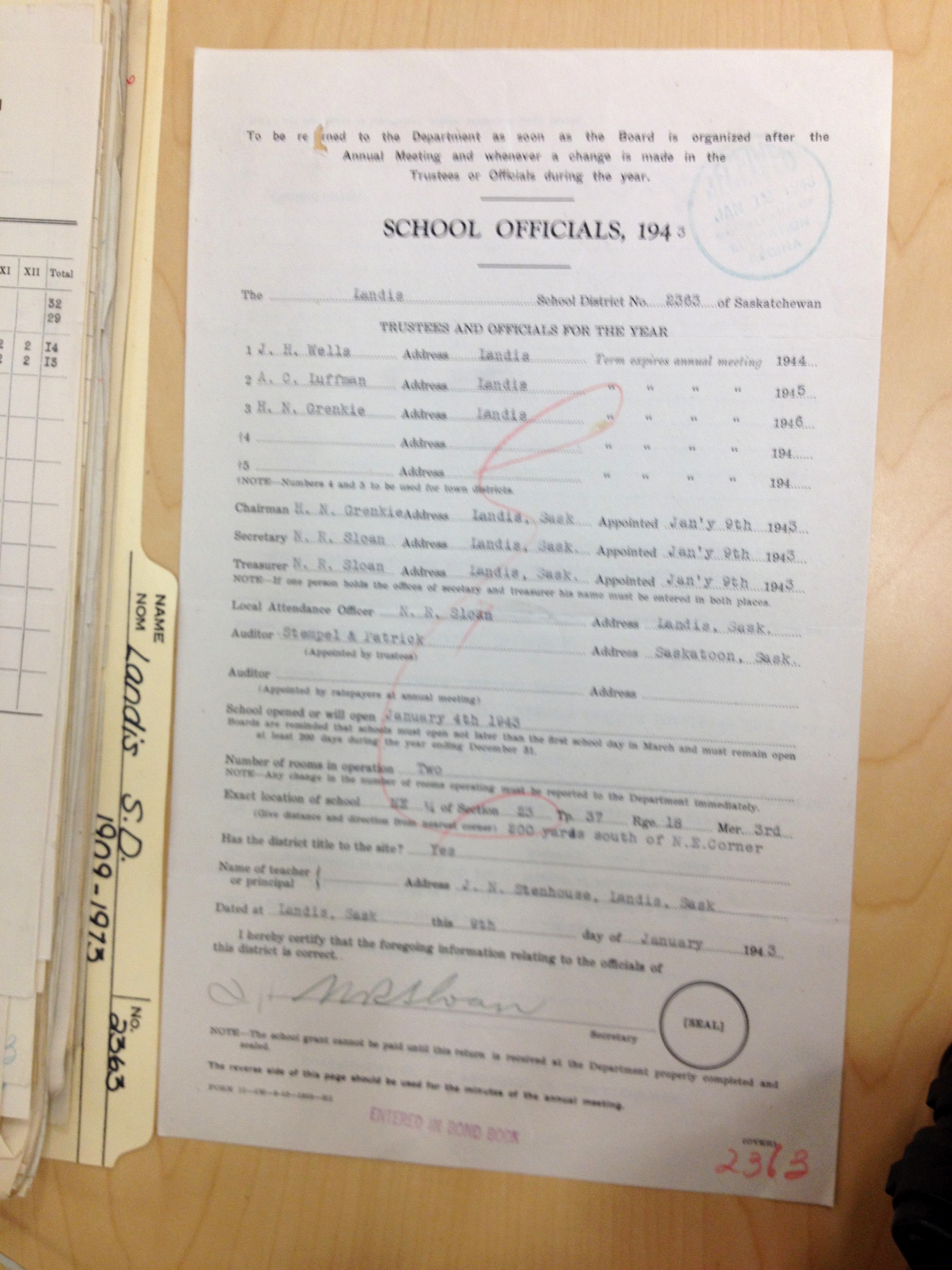 Landis School District 2363, 1909-1973, Village of Landis, North west quarter section 24 township 37 range 18 west of the third meridian,  Saskatchewan, - Saskatchewan Gen Web - Saskatchewan One room School Project