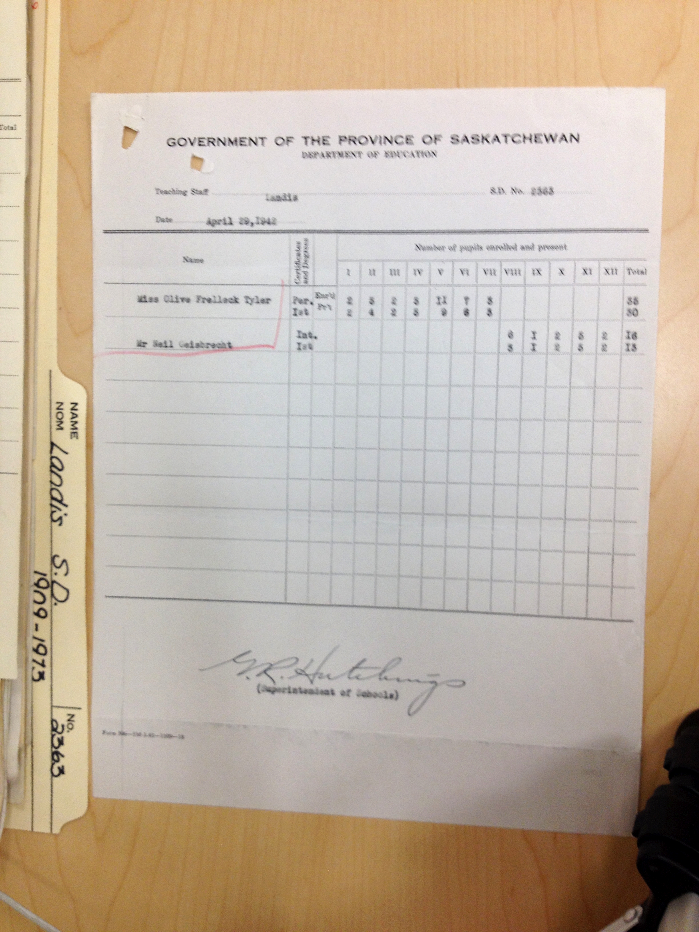 Landis School District 2363, 1909-1973, Village of Landis, North west quarter section 24 township 37 range 18 west of the third meridian,  Saskatchewan, - Saskatchewan Gen Web - Saskatchewan One room School Project