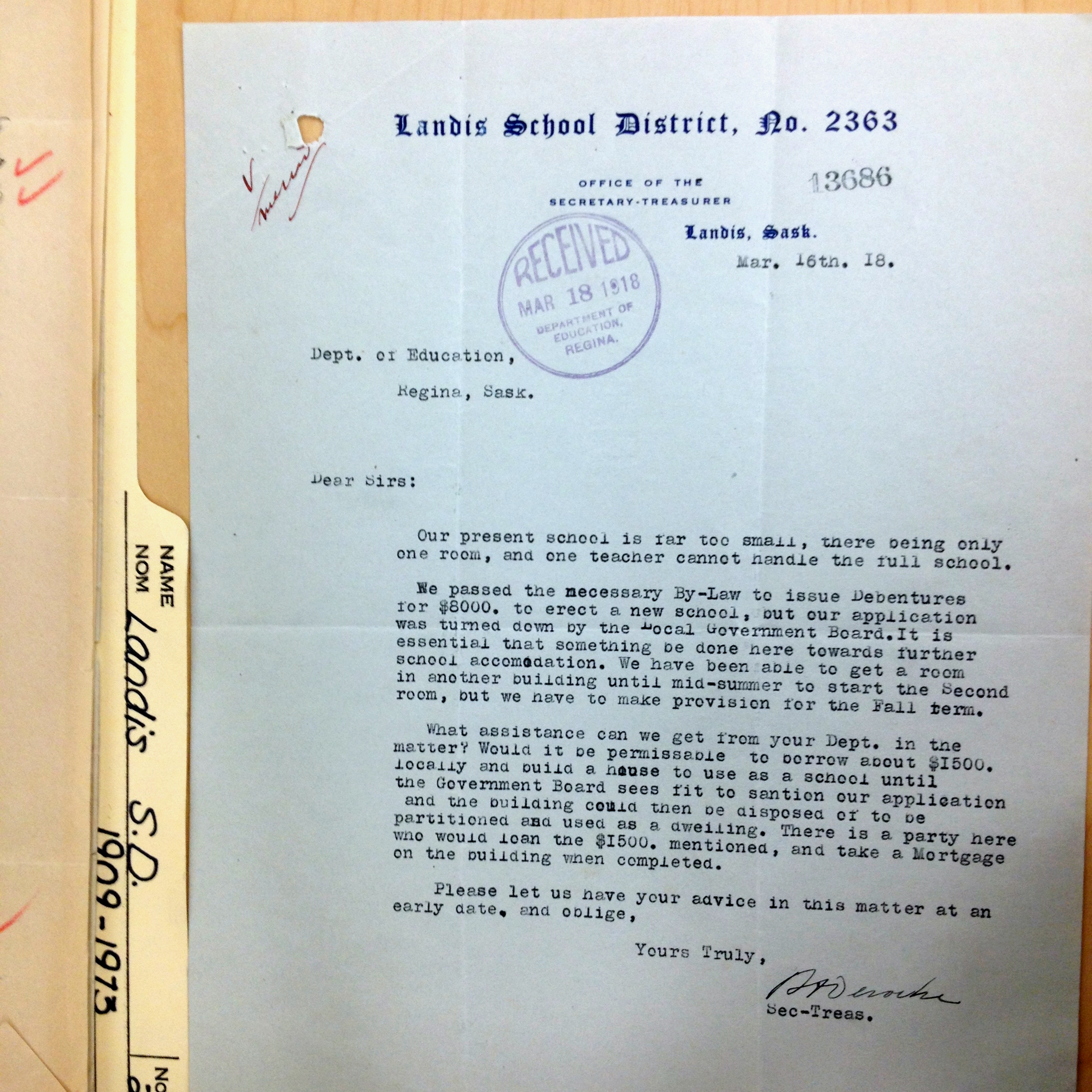 Landis School District 2363, 1909-1973, Village of Landis, North west quarter section 24 township 37 range 18 west of the third meridian,  Saskatchewan, - Saskatchewan Gen Web - Saskatchewan One room School Project