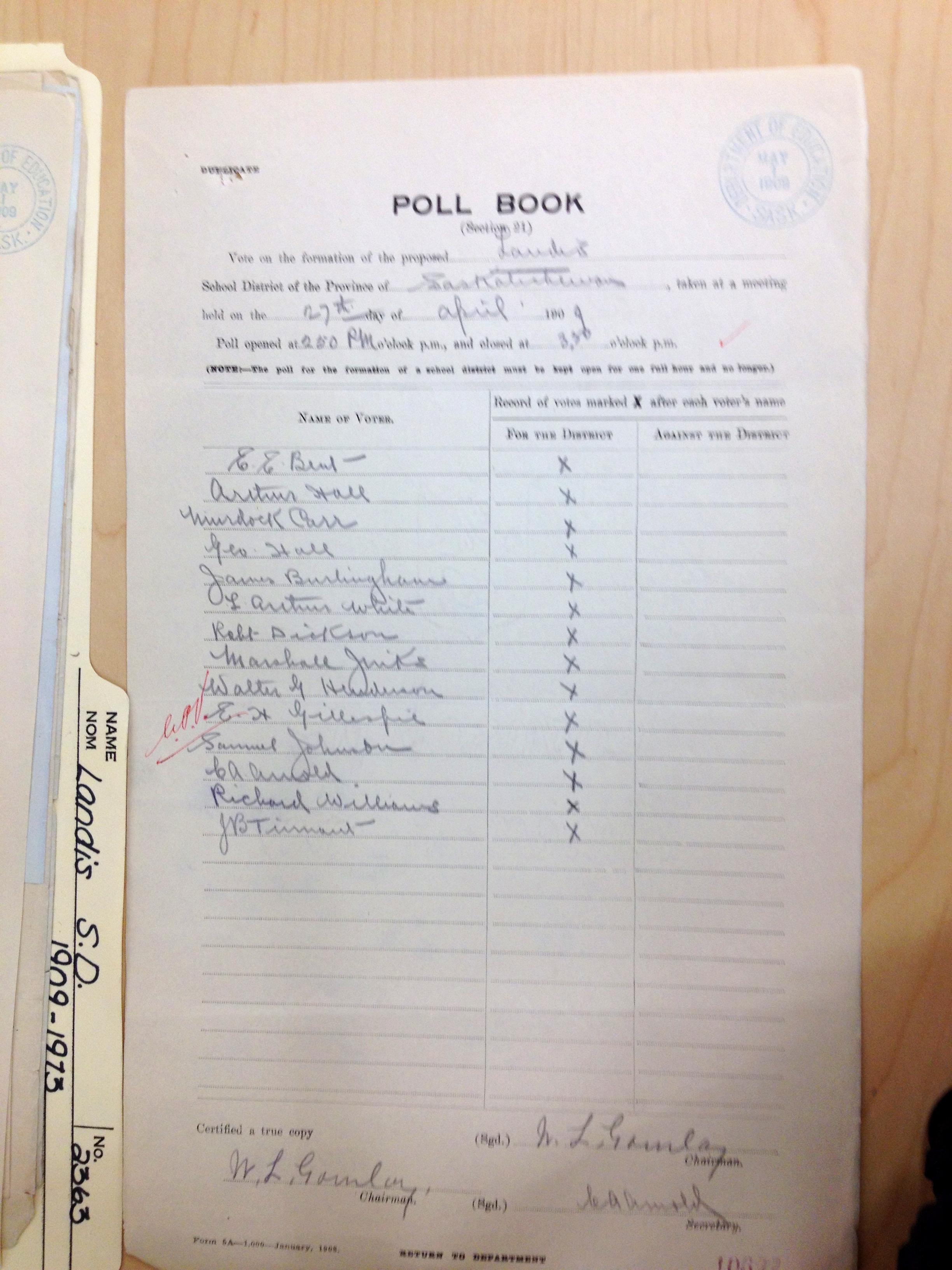 Landis School District 2363, 1909-1973, Village of Landis, North west quarter section 24 township 37 range 18 west of the third meridian,  Saskatchewan, - Saskatchewan Gen Web - Saskatchewan One room School Project