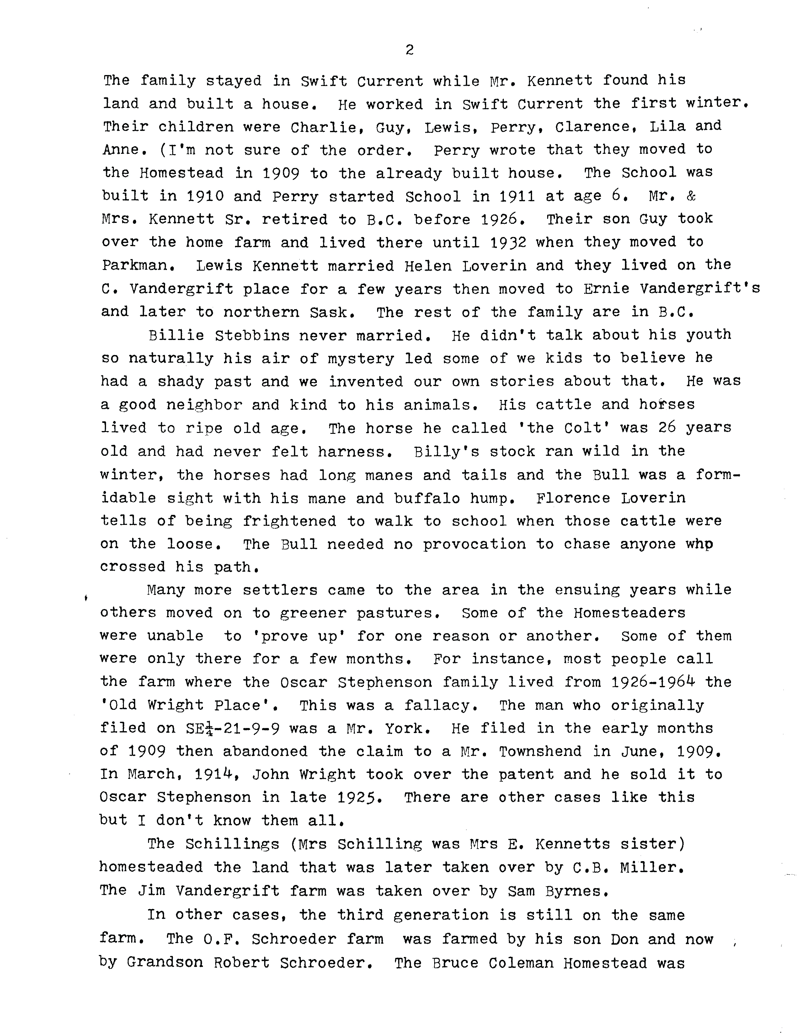 History of Cadillac and Surrounding District, The Good Old Days, Prepared by Alta Legros and Marlene Davidson for Homecoming '71, Elmwood, Fairy Lake, Boule Creek, Priory, Wheatville, Crichton, Bedford, Orwell, Highway, Gouverneur, McKnight, Pinto Head, Driscol Lake, Frenchville, Lac Pelletier, Notre Dame, Cadillac,  Saskatchewan, Canada   