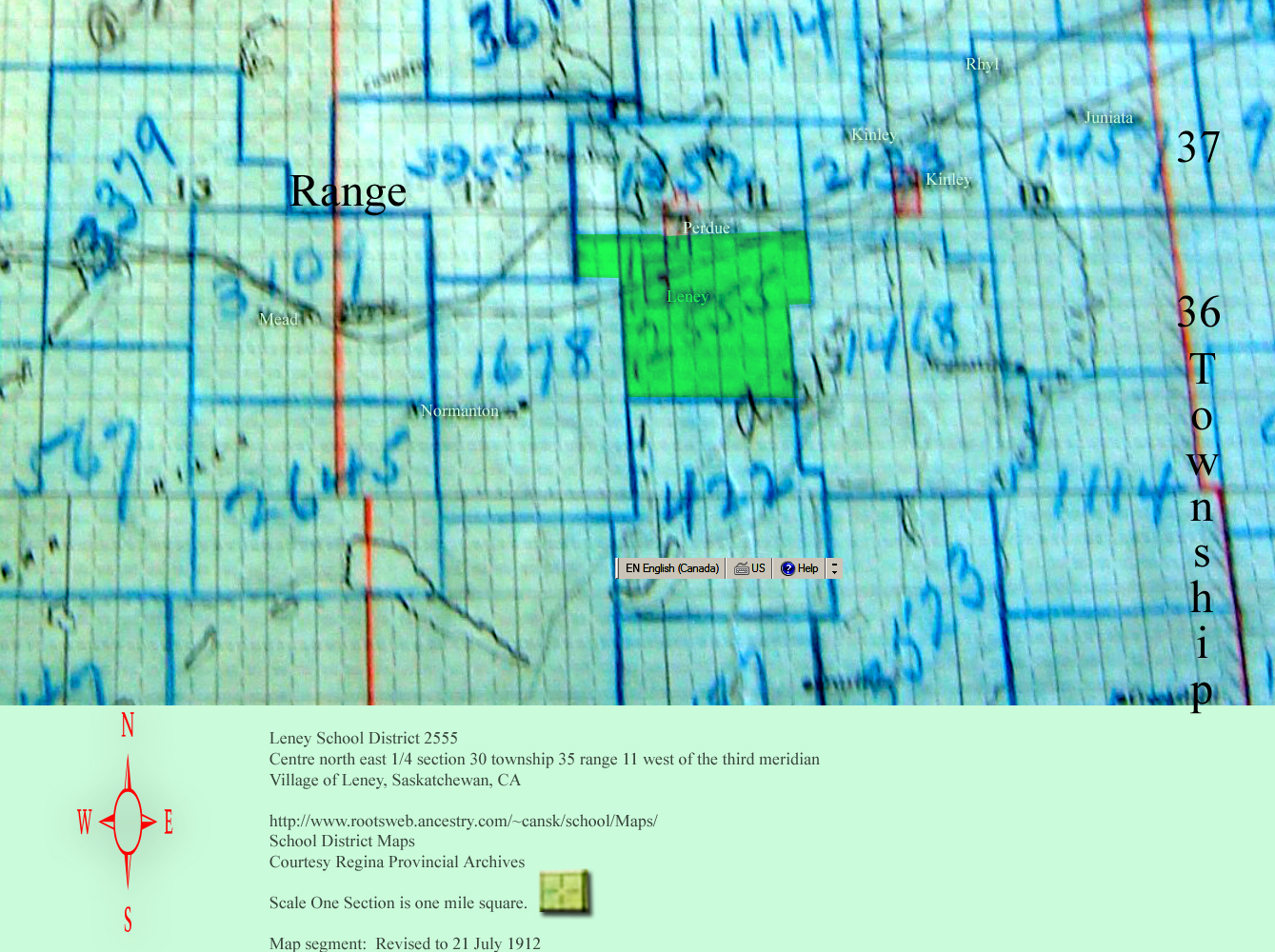 Leney School District 2555, Centre north east quarter section 30 township 35 range 11 west of the third meridian, Leney village, North East quarter section 30 township 35 range 11 west of the third meridian, Leney school in the village of Leney, near Perdue, Saskatchewan, - Saskatchewan Gen Web - Saskatchewan One room School Project