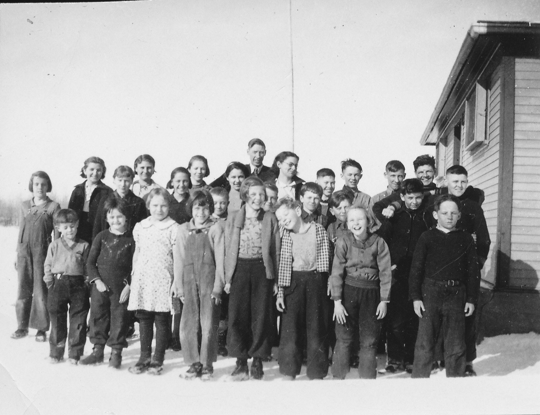 Manlius School District 2956, south west section 12 Township 48 Range 15 West of the Second Meridian, 1914-1962, near Armley, north east section 6 township 48 range 14 west of the second meridian,  