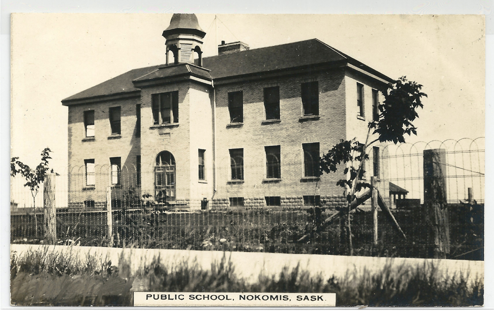 Nokomis Public School historical post card