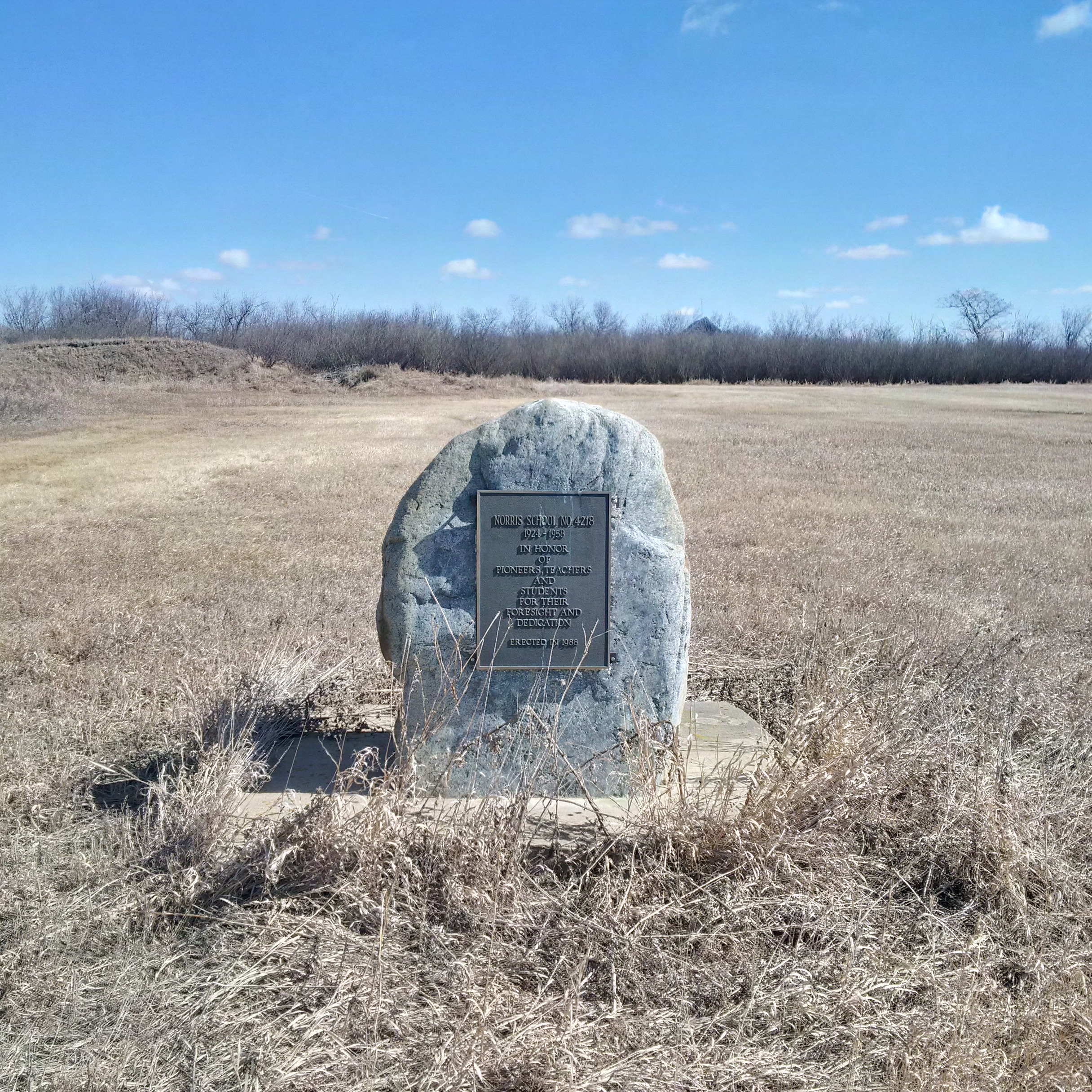  Norris  school district 4218, NW 19-33-20-W3, 1924-1948, Dodsland, Saskatchewan,  