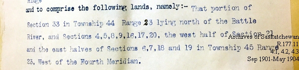 Saskatchewan One Room School House Orders Issued by the Commissioner of Education. Province of Saskatchewan, Canada. Sept 1901- May 1904