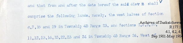 Saskatchewan One Room School House Orders Issued by the Commissioner of Education. Province of Saskatchewan, Canada. Sept 1901- May 1904