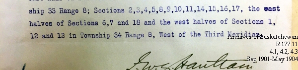 Saskatchewan One Room School House Orders Issued by the Commissioner of Education. Province of Saskatchewan, Canada. Sept 1901- May 1904