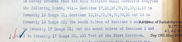 Saskatchewan One Room School House Orders Issued by the Commissioner of Education. Province of Saskatchewan, Canada. Sept 1901- May 1904